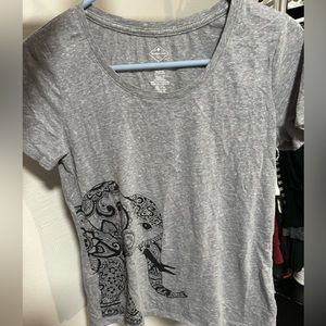 St.John’s Bay Small Elephant graphic T-Shirt